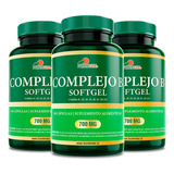 Vitaminas Complejo B Softgel Fv 3 Frascos 3x60 Caps. C/envio