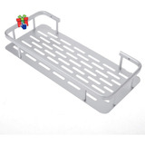 Organizador Estante Repisa Aluminio Rectangular Baño Deco