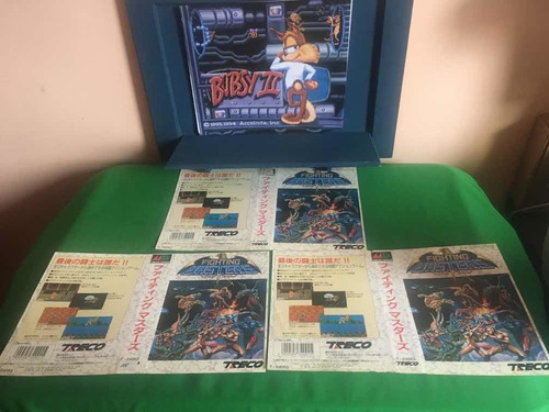 Mega Drive Fighting Masters Encarte Japonês Original