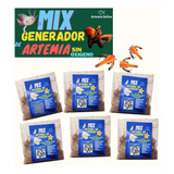 Mix Generador De Artemia Sin Oxigeno Alimento Vivo Peces 6pz