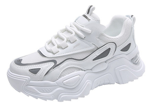 Air Zapatos Dama Mujer Confort Urbano Blancos O Negros