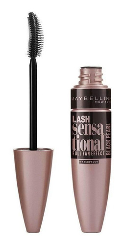 Pestañina Maybelline Lash Sensational Full Fan Effect Waterproof 9ml Color Black Pearl