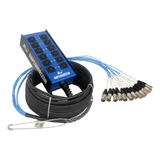 Rapcohorizon 50sbr12-b Subsnake 12 Ch 15 Mts, Xlr Rean, Azul