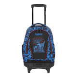 Mochila Xtrem Cross Scary Dino 38 Litros Dinosaurio Ruedas