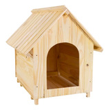 Casinha De Cachorro Madeira Pinus Casa Pet N4 Resistente