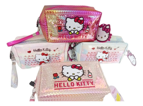 Estuche Lapices-cosmeticos-multiusos Hello Kitty Kawaii Niña