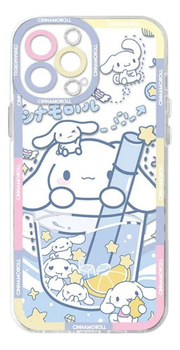 Funda Transparente Sanrio Para iPhone, Cinnamoroll, Melody