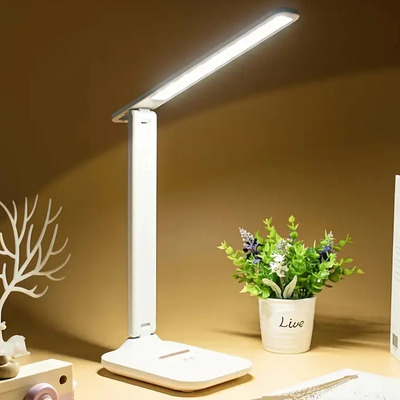 Lámpara De Escritorio Led Recargable Usb 4000mah Lectura Para Escritorio Con 3 Modos Color Blanco | MercadoLibre