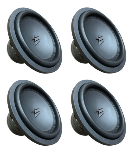 Kit 4 Subwoofers Evok Audio 12'' Sw900x 900w Rms 4 Ohms