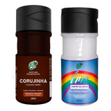  Kit Corujinha E Diluidor Arco Iris 150ml Kamaleão Color Tom Castanho Médio