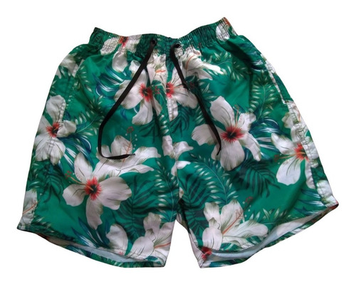 Shorts Mauricinho Moda Praia Tactel Grosso Kit 5 Bermudas