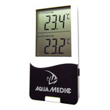Termómetro Digital Aqua Medic Twin Ambiente Y Acuario Lcd