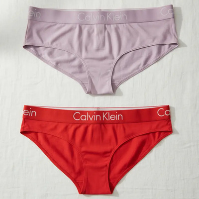 Bikini + Hipster Brief Calvin Klein Para Mujer Rojo / Lila M