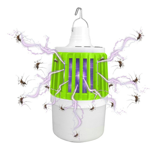 Foco Led Mata Mosquitos Portátil Colgante Recargable Por Usb