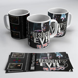 Taza Blanca 11 Oz / Ps1 Resident Evil 3  , M03 (1 Pz)