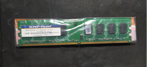 ¡memoria Supertalent 2gb Ddr2 667mhz Pc2-5300, Oportunidad!