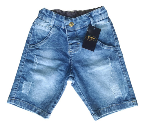 Short Infantil Masculino Bermuda Roupa Menino  Com Regulagem