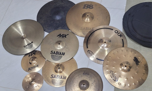 Sabian, Orion, Stagg E Krest (kit De Pratos De Bateria)