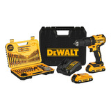 Rotomartillo Inalámbrico 20v Max Con 100 Accesorios Dewalt Color Amarillo