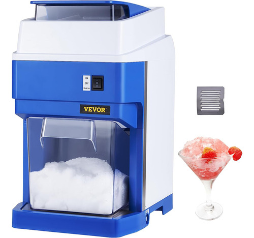 Maquina Para Raspados Vevor Triturador De Hielo Casero Azul