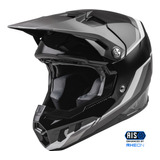 Casco Fly Racing Formula Cc Driver Negro/charocal/blanco 2x