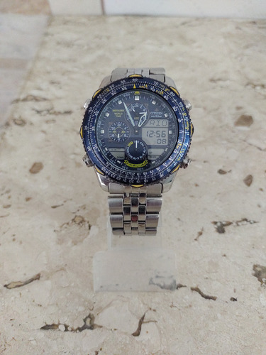 Relógio Citizen World Times Navihawk C300 Blue Angels Top.