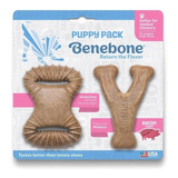 Hueso Benebone Puppy Wishbone/ Dental Chew 2pk Juguete Perro