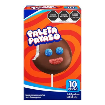 Paleta Payaso Ricolino Malvavisco con Chocolate y Gomitas 10 Piezas | MercadoLibre