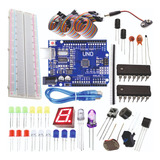 Kit 139 Pçs Para Projeto Arduino Robótica  Iniciante Nf-e