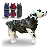 Roupinha Cachorro Inverno Casaco Roupa Pet Jaqueta Camuflada