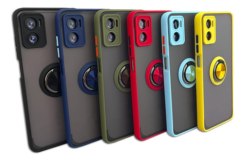 Funda Ring Anillo Antigolpe Para Motorola Moto E22 / E22i