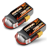 2 Baterias Lipo 14.8v 1300mah 120c 4s Xt60 Plug Ovonic