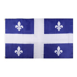 Bandera De Quebec De Poliéster Medida De 90 X 150 Cm