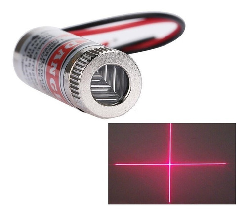 Laser Cruz Rojo Para Marcar Alinear El Corte Foco Ajustable