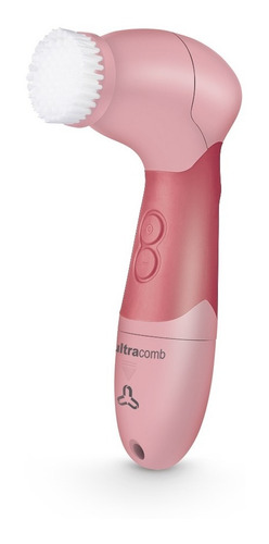 Cepillo Facial Ultracomb Ms 2004 Limpiador Masajeador Color Rosa