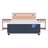 Cama Americana Full Cic Excellence + Set Olmo 