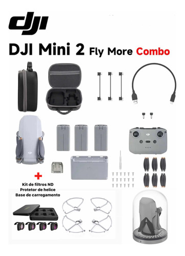 Dji Mini 2 - 4k - 3 Baterias - Itens Na Descrição