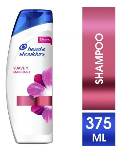 Head & Shoulders Suave Y Manejable Shampoo 375 Ml