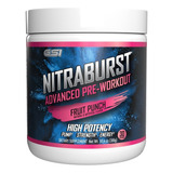 Giant Sports Nitraburst Advanced Pre Workout / Testo / 30 Sv Sabor Fruit Punch
