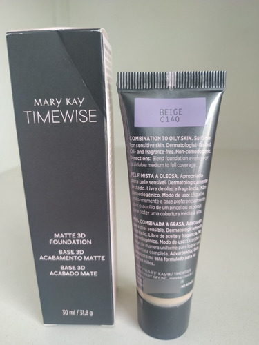 20%off Base 3d Timewise Cor Beige C 140 Mary Kay 
