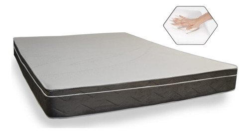 Colchon Espuma Luxury 90x190 Alta Densidad 45k Memory Foam