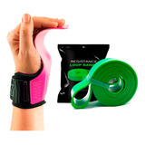 Kit Hand Grip Legacy Skyhill Neo Pink E Superband Verde 75kg