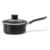 Olla Con Tapa De Vidrio 20 Cm Brinox Ebony 2,65 L Teflón