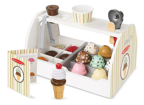 Set Fabrica De Helados Juguete Heladeria Niñas Niños Madera