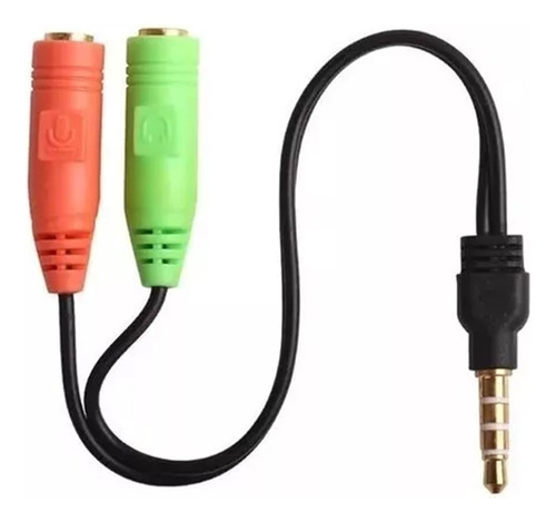 Adaptador Mini Plug 3.5 Audio Auricular/micrófono Sk-2-1 3l