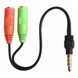 Adaptador Mini Plug 3.5 Audio Auricular/micrófono Sk-2-1 3l