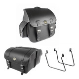 Kit Viagem Mala Alforge Bolsa Afastador Kawasaki Vulcan S650