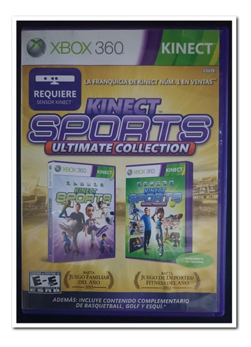 Kinnect Sports Ultimate Collection, Xbox 360, 2 Discos