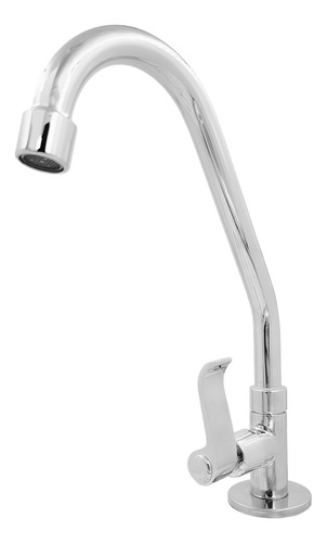 Torneira Cozinha 100% Metal Inox Bancada Mesa Pia Br Shopper