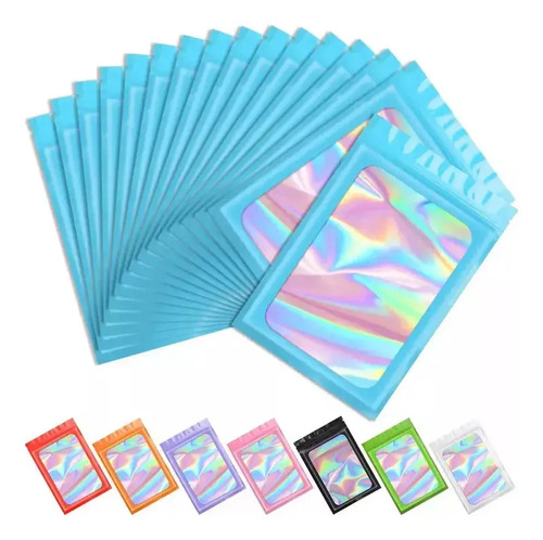 Bolsas Hermeticas Resellables,100pcs Bolsa Holográfica,